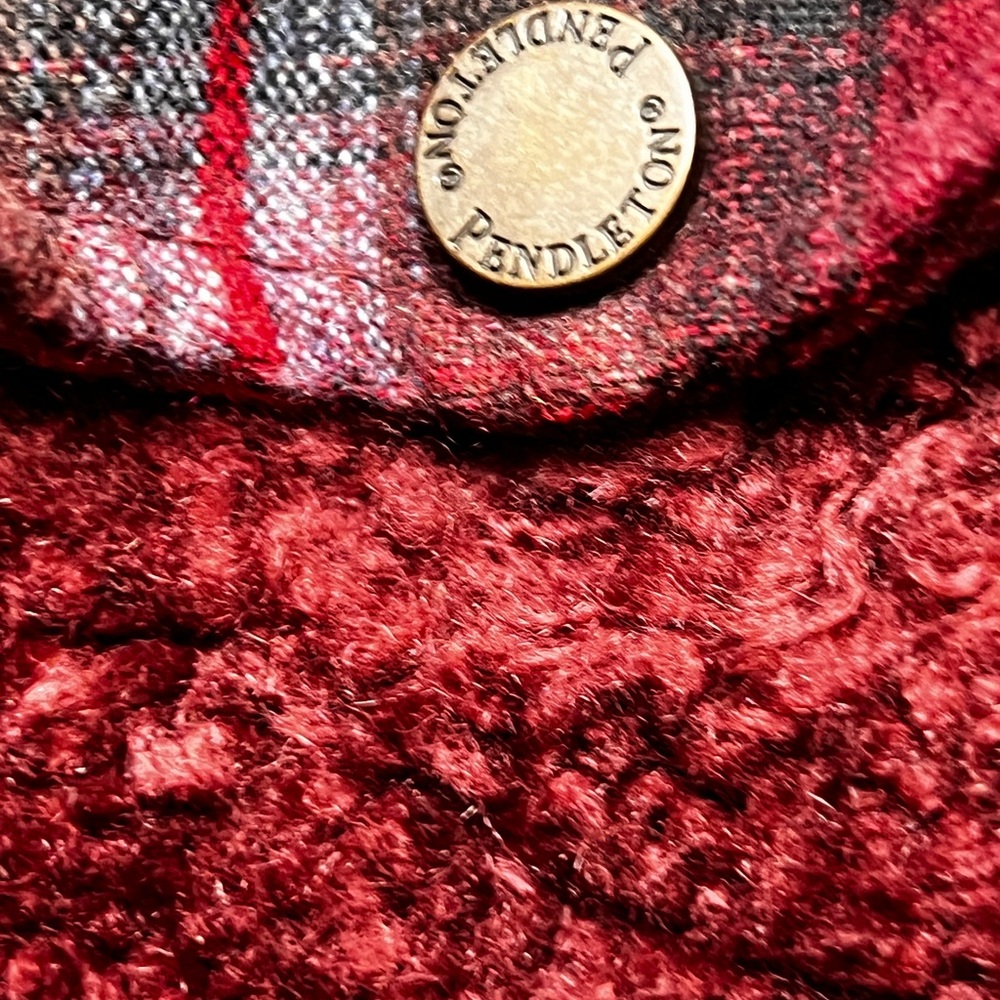 Pendleton Burgundy Fleece Jacket - image 4